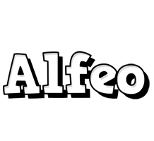 Alfeo snowing logo