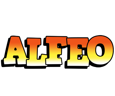 Alfeo sunset logo