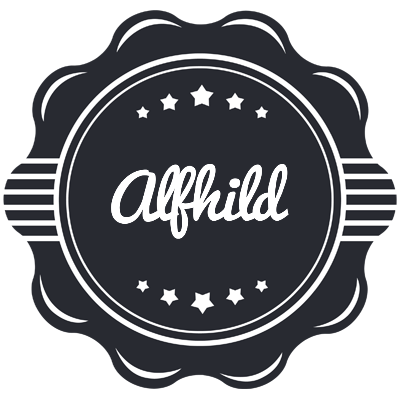 Alfhild badge logo