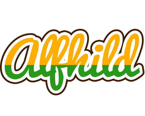 Alfhild banana logo