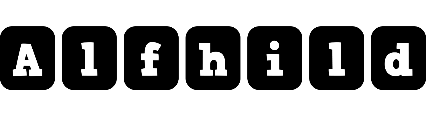 Alfhild box logo