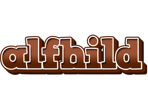 Alfhild brownie logo