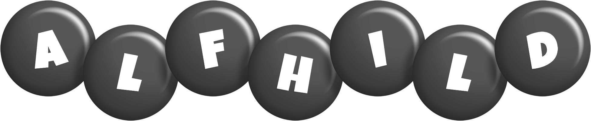 Alfhild candy-black logo