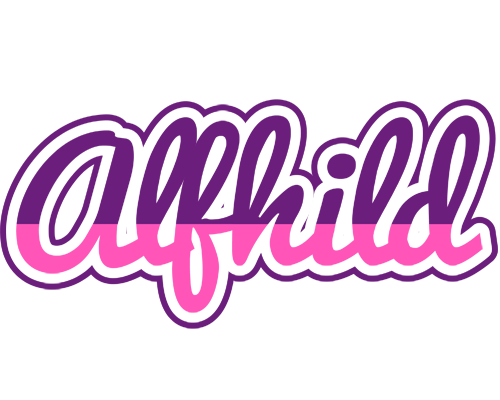 Alfhild cheerful logo