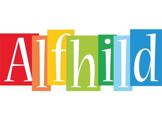 Alfhild colors logo
