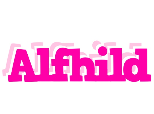 Alfhild dancing logo