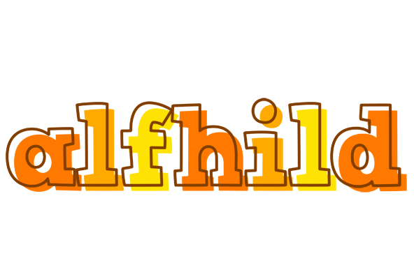 Alfhild desert logo