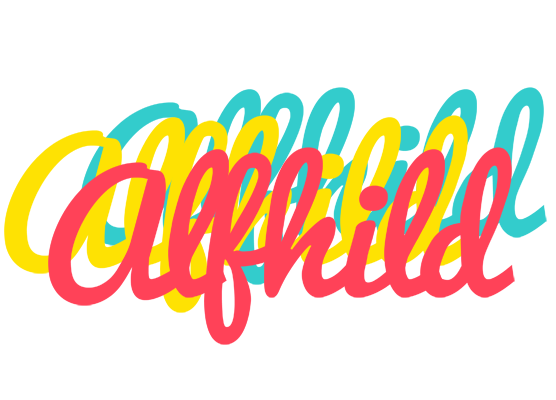 Alfhild disco logo