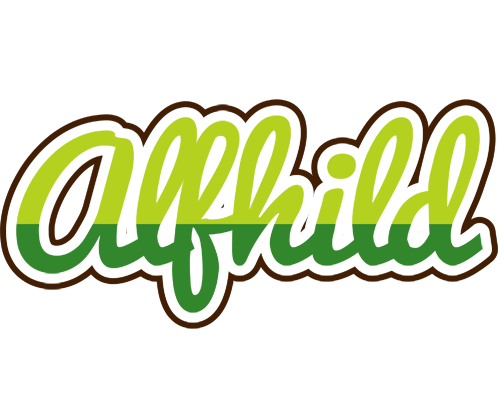 Alfhild golfing logo