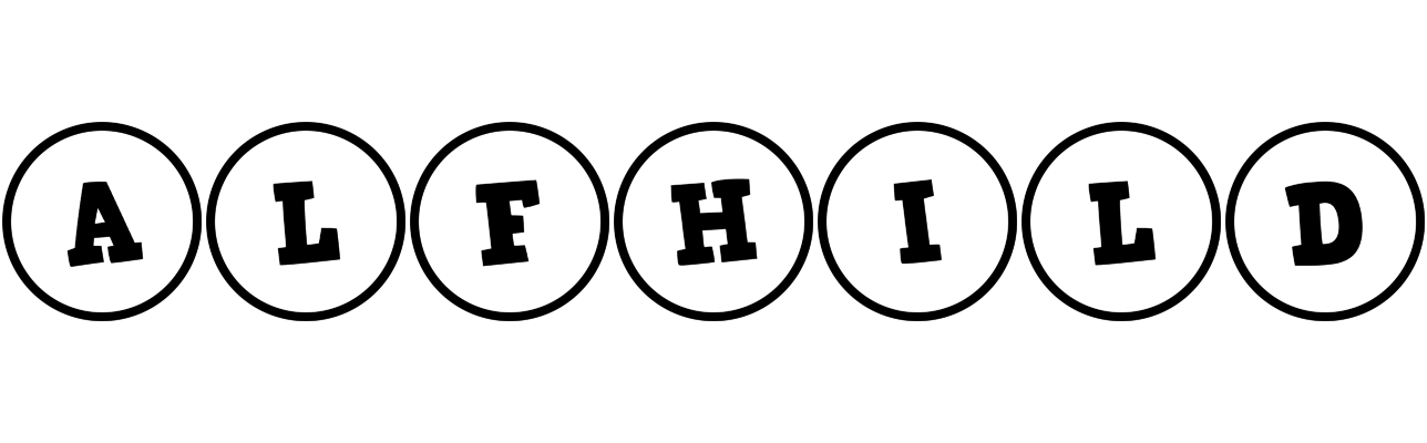 Alfhild handy logo