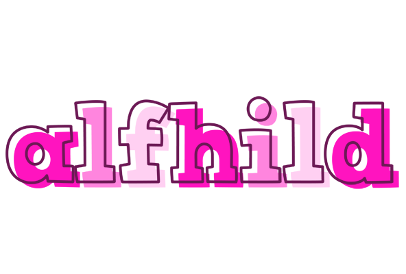 Alfhild hello logo