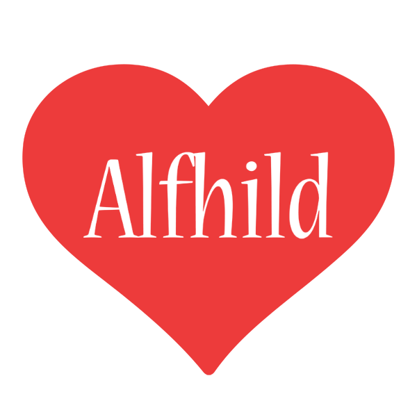 Alfhild love logo