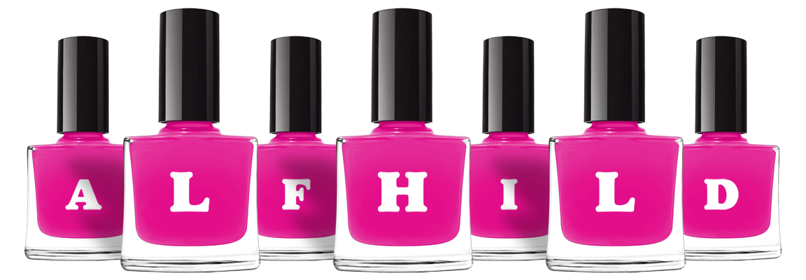 Alfhild nails logo