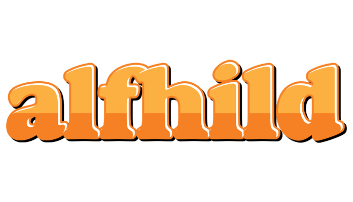 Alfhild orange logo