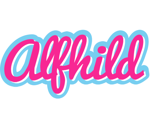 Alfhild popstar logo