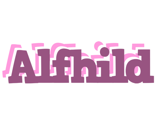Alfhild relaxing logo