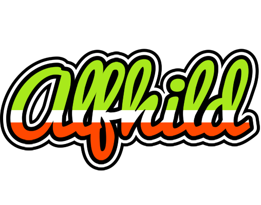Alfhild superfun logo