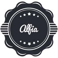 Alfia badge logo