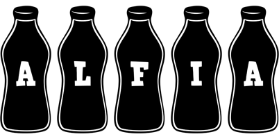 Alfia bottle logo