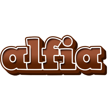 Alfia brownie logo