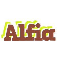 Alfia caffeebar logo