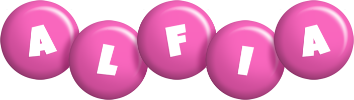 Alfia candy-pink logo