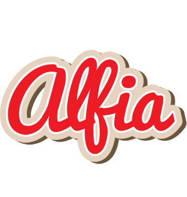Alfia chocolate logo