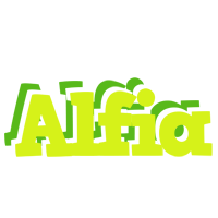 Alfia citrus logo