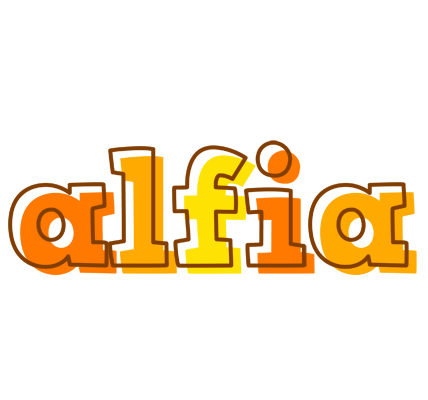 Alfia desert logo
