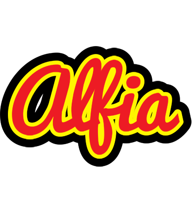 Alfia fireman logo