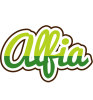 Alfia golfing logo