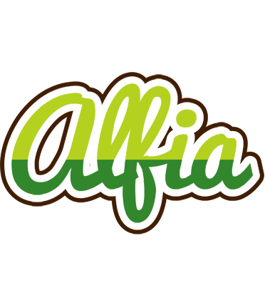 Alfia golfing logo