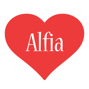 Alfia love logo