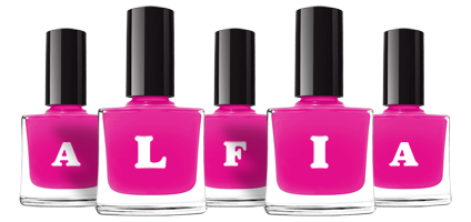 Alfia nails logo