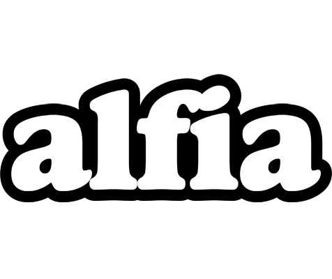 Alfia panda logo