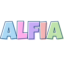 Alfia pastel logo