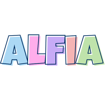 Alfia pastel logo