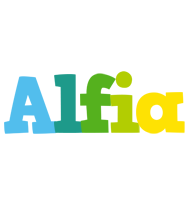 Alfia rainbows logo