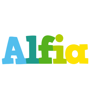 Alfia rainbows logo