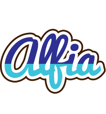 Alfia raining logo