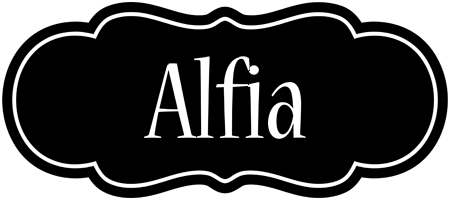 Alfia welcome logo