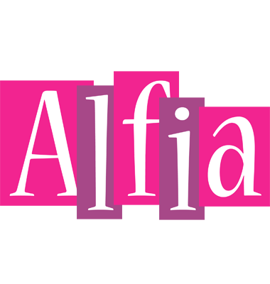 Alfia whine logo