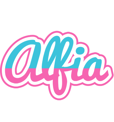 Alfia woman logo