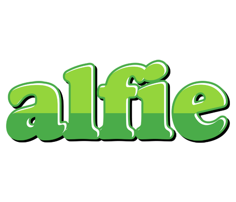 Alfie apple logo