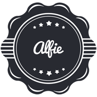 Alfie badge logo