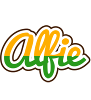 Alfie banana logo