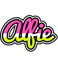 Alfie candies logo