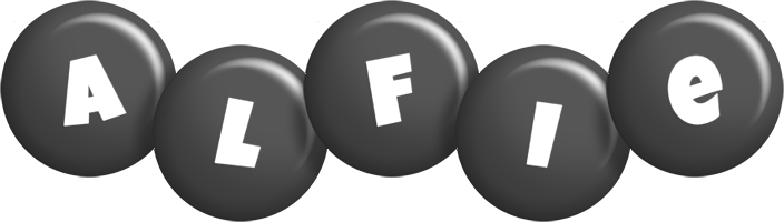 Alfie candy-black logo