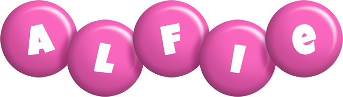 Alfie candy-pink logo