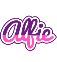 Alfie cheerful logo